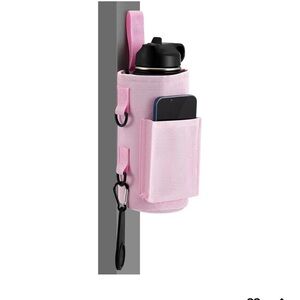 Elegant Pink Phone Holster with Strap